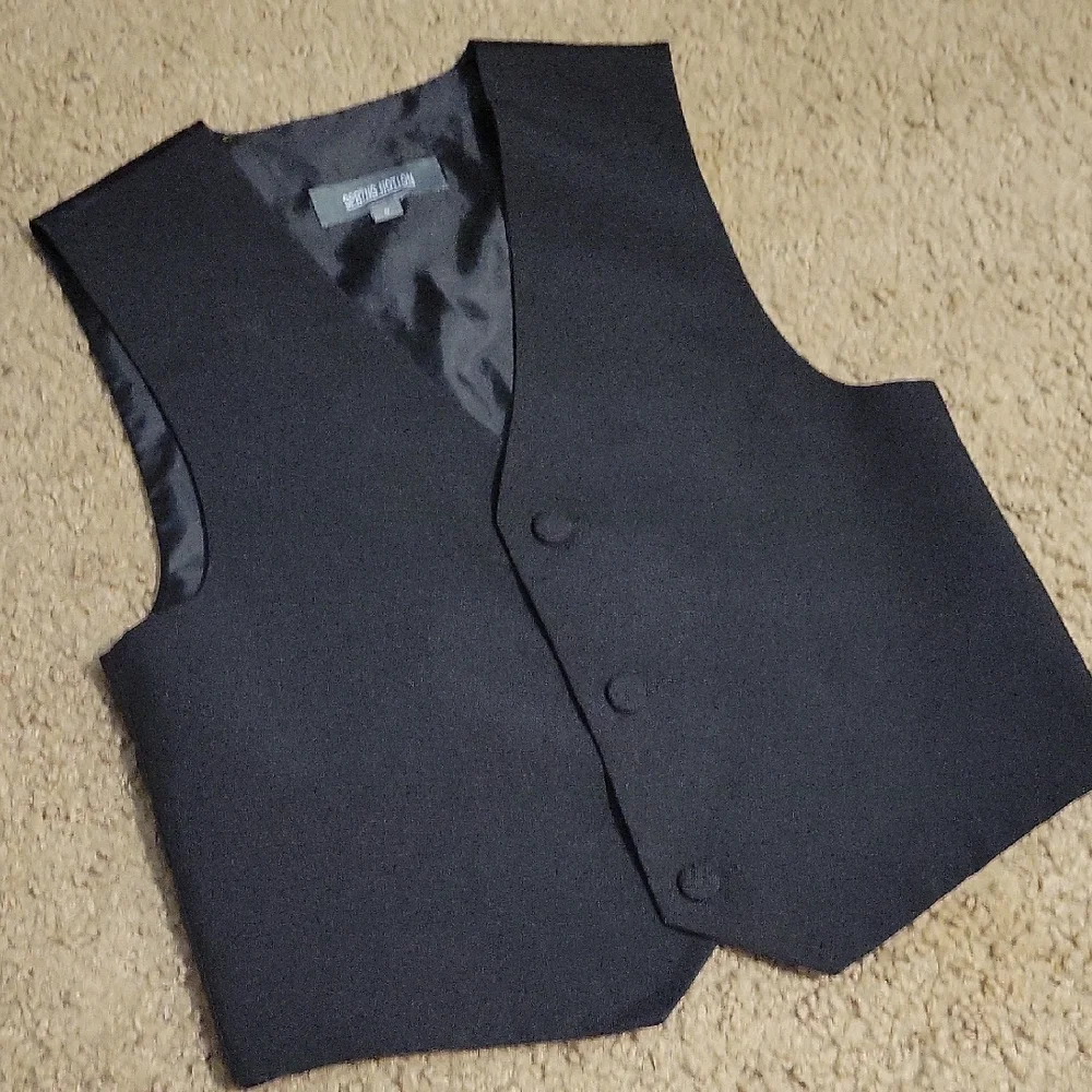 Spring Notion Boys Formal Black Vest